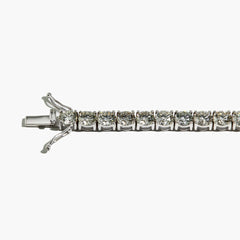 28 Carat Diamond Tennis Bracelet in 18K White Gold