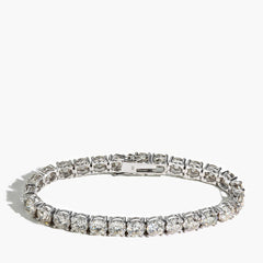 28 Carat Diamond Tennis Bracelet in 18K White Gold