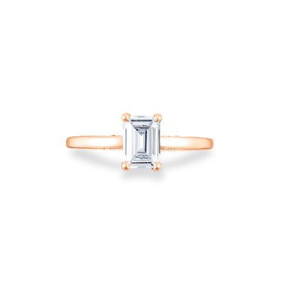 Tacori Emerald Hidden Halo Engagement Ring Setting - Tacori product