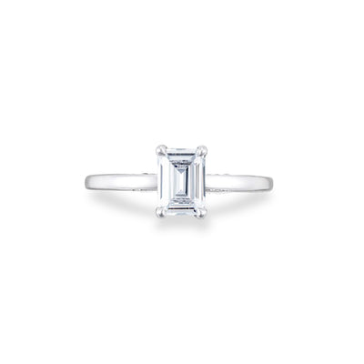 Tacori Emerald Hidden Halo Engagement Ring Setting - Tacori product