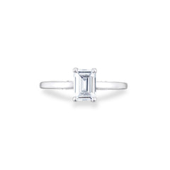 Tacori Emerald Hidden Halo Engagement Ring Setting