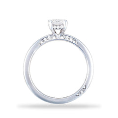 Tacori Emerald Hidden Halo Engagement Ring Setting