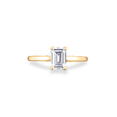 Tacori Emerald Hidden Halo Engagement Ring Setting