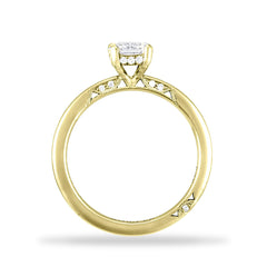 Tacori Emerald Hidden Halo Engagement Ring Setting