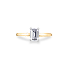 Tacori Emerald Hidden Halo Engagement Ring Setting