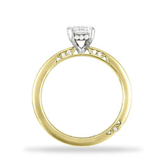 Tacori Emerald Hidden Halo Engagement Ring Setting