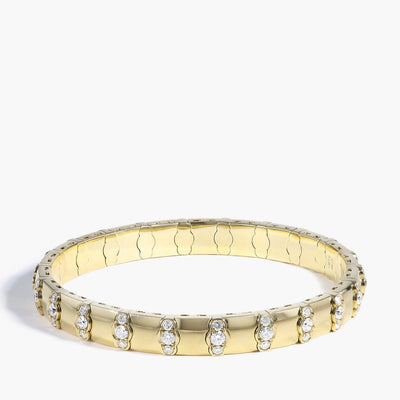 Diamond Station Bangle Bracelet - Private Label product