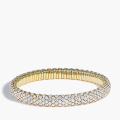 Yellow Gold Diamond Flex Bangle