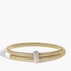 Double Wrap Bangle Bracelet