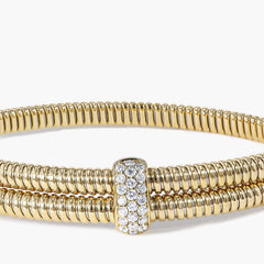 Double Wrap Bangle Bracelet