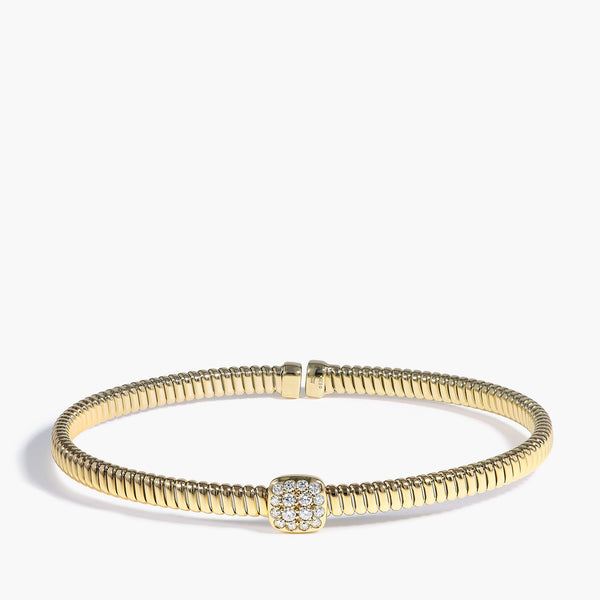Diamond Station Cuff Bracelet