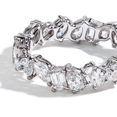 Multi Shape Diamond Eternity Band