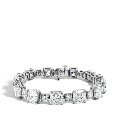 24 Carat Alternating Cushion Diamond Bracelet - Private Label product