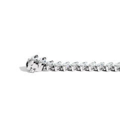9 Carat Slanted Marquise Tennis Bracelet