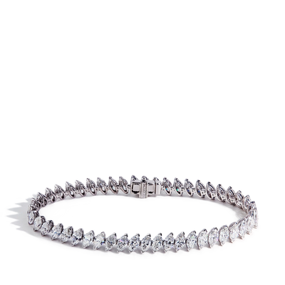 14 Carat Offset Marquise Diamond Bracelet - J.R.DUNN product