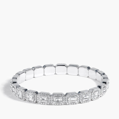 Flexible Diamond Bangle Bracelet - Private Label product