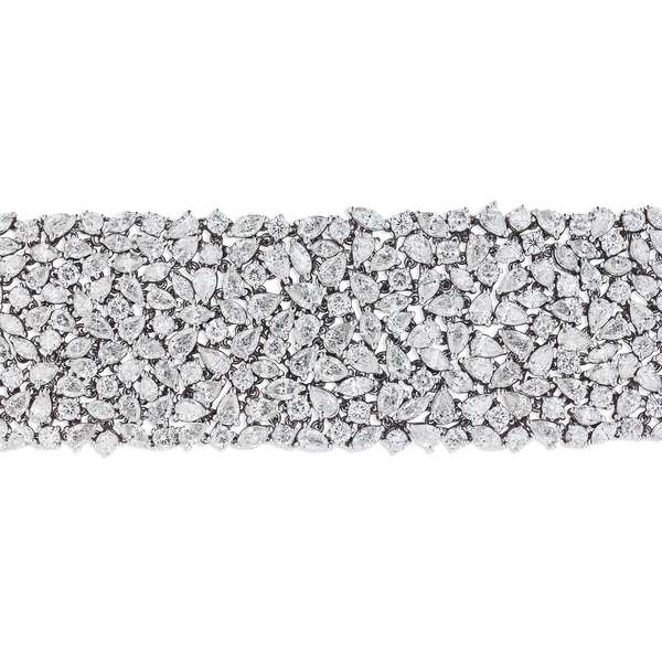 42 Carat Fancy Shaped Diamond Bracelet