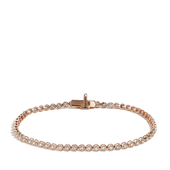 1 Carat Diamond Tennis Bracelet in 14K Rose Gold