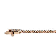 1 Carat Diamond Tennis Bracelet in 14K Rose Gold