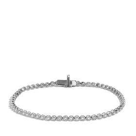 1 Carat Diamond Tennis Bracelet in 14K White Gold