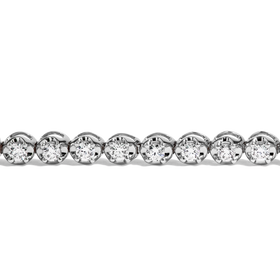 1 Carat Diamond Tennis Bracelet in 14K White Gold