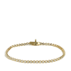 1 Carat Diamond Tennis Bracelet in 14K Yellow Gold