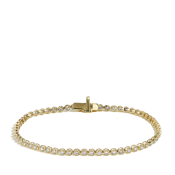 1 Carat Diamond Tennis Bracelet in 14K Yellow Gold