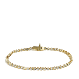 1 Carat Diamond Tennis Bracelet in 14K Yellow Gold