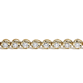 1 Carat Diamond Tennis Bracelet in 14K Yellow Gold