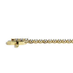 1 Carat Diamond Tennis Bracelet in 14K Yellow Gold