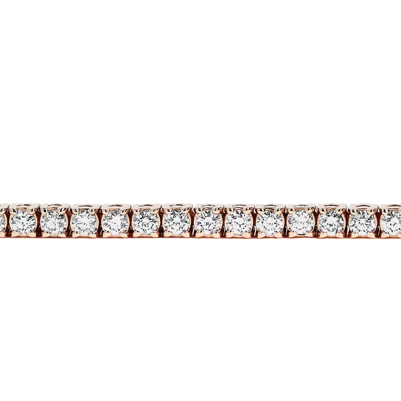 2 Carat Diamond Tennis Bracelet in 14k Rose Gold