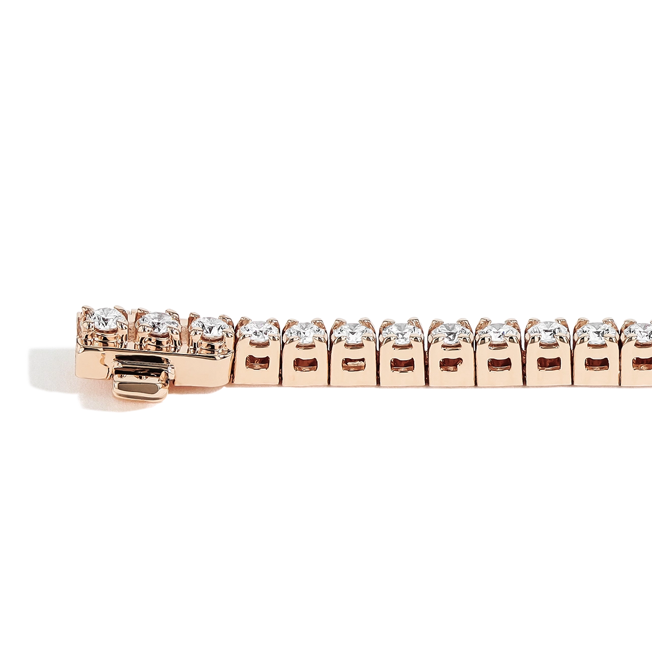 2 Carat Diamond Tennis Bracelet in 14k Rose Gold