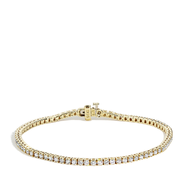 2 Carat Diamond Tennis Bracelet in 14k Yellow Gold