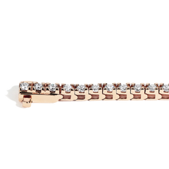 3 Carat Diamond Tennis Bracelet in 14k Rose Gold