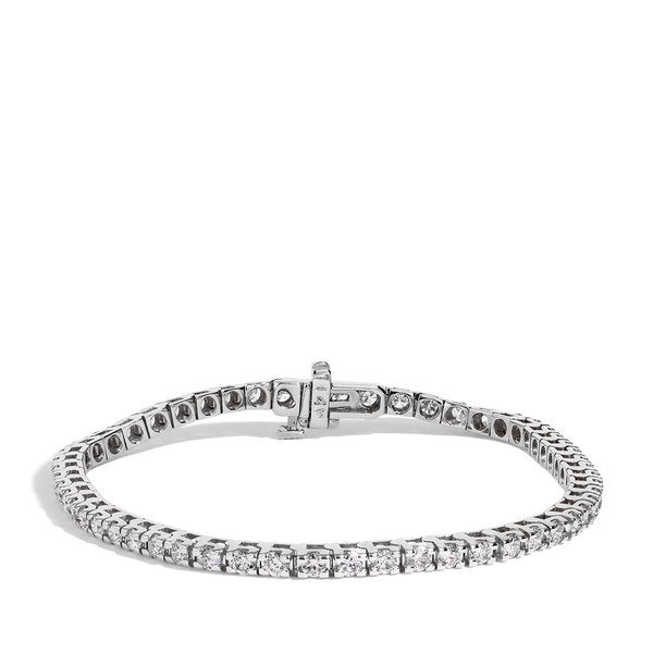 3 Carat Diamond Tennis Bracelet in 14k White Gold