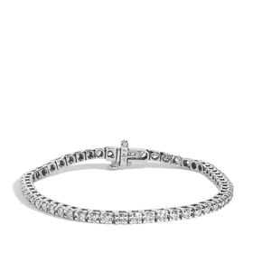 3 Carat Diamond Tennis Bracelet in 14k White Gold