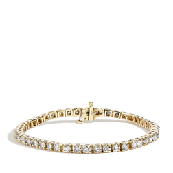 4.50 Carat Diamond Tennis Bracelet in 14k Yellow Gold