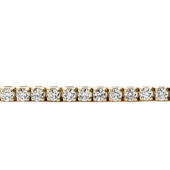 4.50 Carat Diamond Tennis Bracelet in 14k Yellow Gold