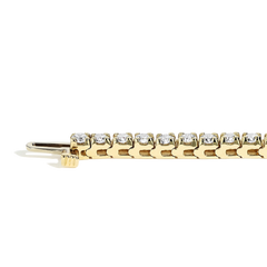 4.50 Carat Diamond Tennis Bracelet in 14k Yellow Gold