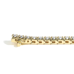 4.50 Carat Diamond Tennis Bracelet in 14k Yellow Gold