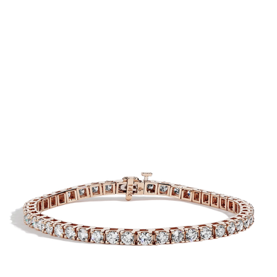 6 Carat Diamond Tennis Bracelet in 14k Rose Gold - Private Label product