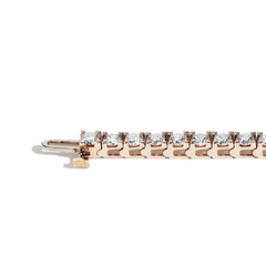 6 Carat Diamond Tennis Bracelet in 14k Rose Gold