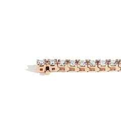 6 Carat Diamond Tennis Bracelet in 14k Rose Gold