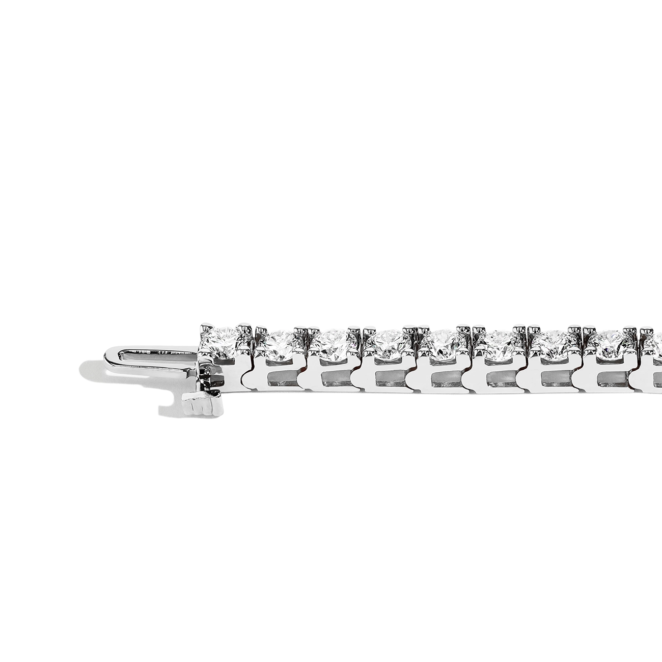 6 Carat Diamond Tennis Bracelet in 14k White Gold