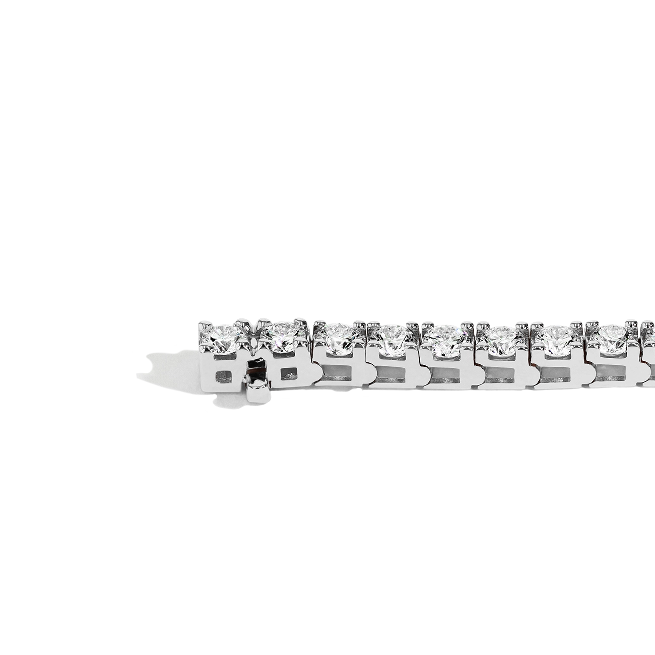 6 Carat Diamond Tennis Bracelet in 14k White Gold