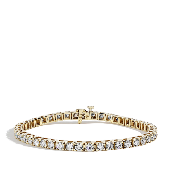6 Carat Diamond Tennis Bracelet in 14k Yellow Gold