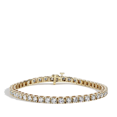 6 Carat Diamond Tennis Bracelet in 14k Yellow Gold - Private Label product