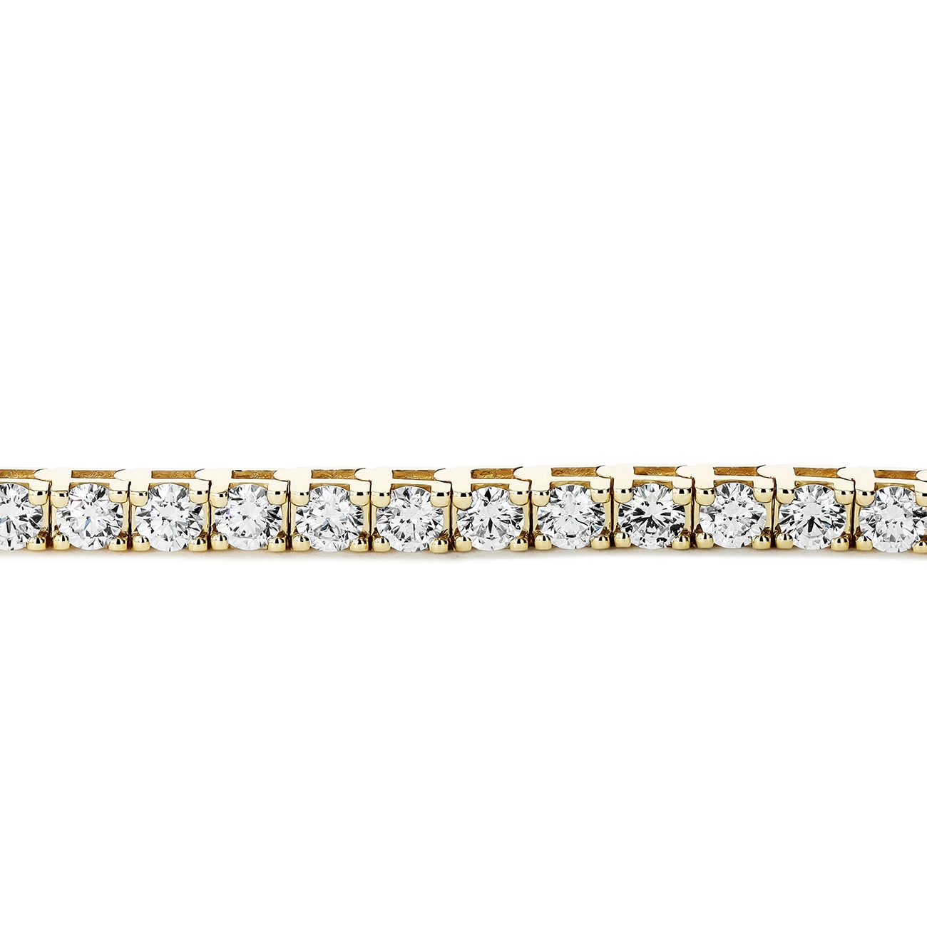 6 Carat Diamond Tennis Bracelet in 14k Yellow Gold