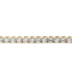 6 Carat Diamond Tennis Bracelet in 14k Yellow Gold