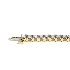 6 Carat Diamond Tennis Bracelet in 14k Yellow Gold